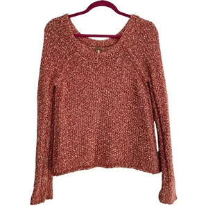 Free People Sahara Star Sweater Spice
